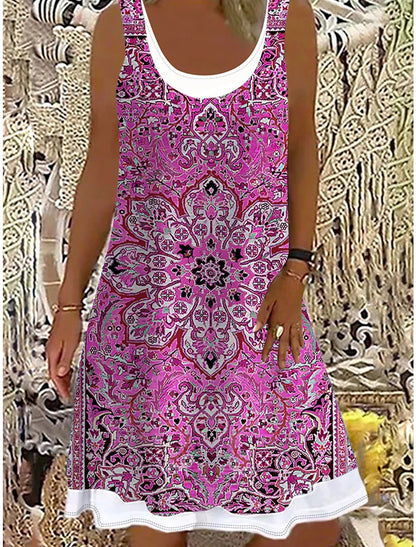 【S-5XL】Vestido de talla grande