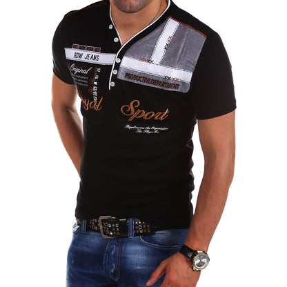 🌹50% de descuento 💖[S-4XL]✨ Camiseta ligera de manga corta con cuello en V para hombre, primavera 2026