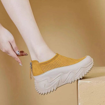 【50% de descuento】【35-40】Nuevas zapatillas deportivas de verano 2026: transpirables, versátiles, con suela gruesa y diseño calado.