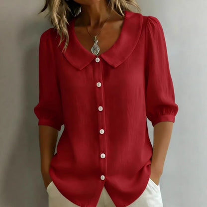🌸【S-3XL】Dámský kardigan s krátkým rukávem a knoflíky, ideální na jaro. Platba na dobírku✅