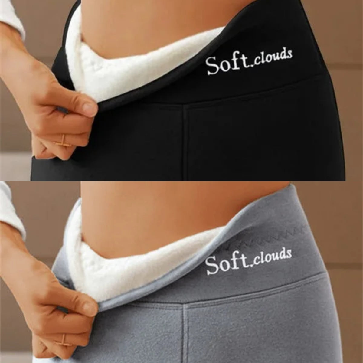 ✨🔥 2 darabos csomag【S-5XL】2026-os kasmír termoleg leggings magas derékkal őszre és télre