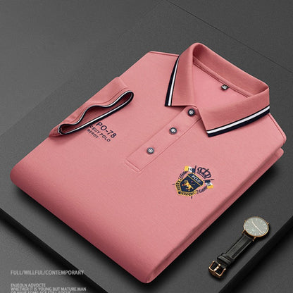 🔥🥰👔【M-3XL】2026 Nejnovější pánské polokošile s klopou