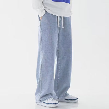 🔥Jeans retro para hombre: estilo casual, pierna recta holgada, pago contra entrega