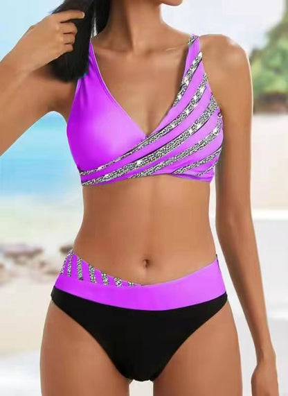 👙👙【S-3XL】2026 Nová sada plavek s potiskem pro ženy