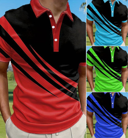 👔【S-6XL】2026 Nová letní pruhovaná polokošile