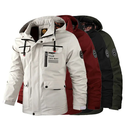 🔥【M-6XL】 2026 Nueva chaqueta de montañismo al aire libre impermeable a prueba de viento para hombres