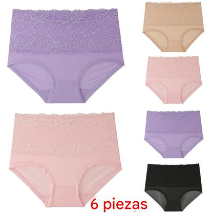 🔥【Compra 3 y llévate 3 gratis】(M-6XL) Último día de la Súper Oferta 2026. Ropa interior impermeable de cintura alta con mejoras recientes.