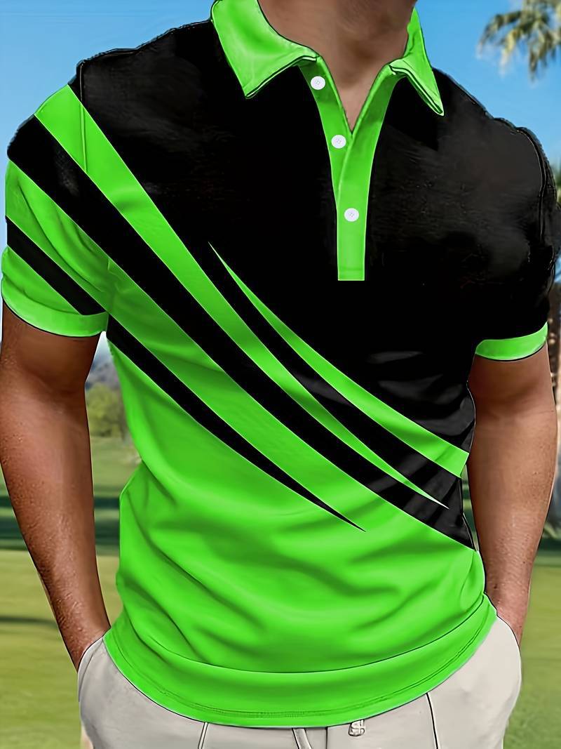 👔【S-6XL】2026 Nová letní pruhovaná polokošile