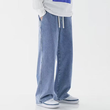 🔥Jeans retro para hombre: estilo casual, pierna recta holgada, pago contra entrega