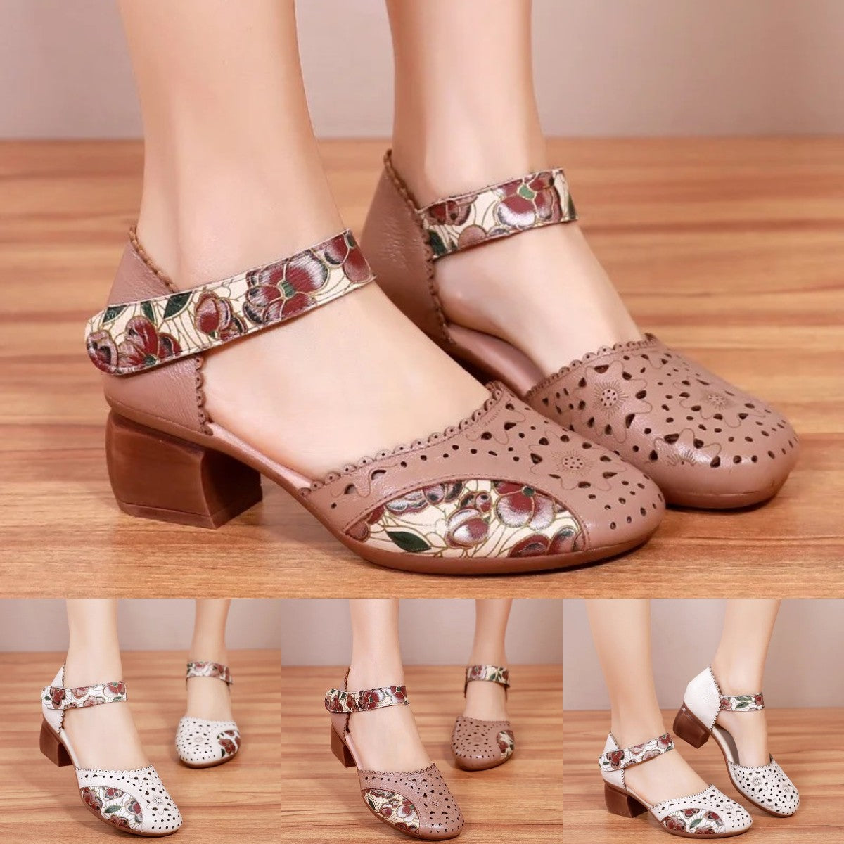 🔥【Oferta por tiempo limitado】🔥【35-40】🤩 Nuevas sandalias suaves para mujer, zapatos casuales con estampado