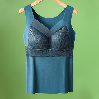✨【Kup 1, druhý zdarma】🔥【L–4XL】✨ Krajková podprsenka s širokými ramínky a krásně řešenými zády; pomáhá pozvednout a vytvarovat poprsí a poskytuje mu oporu ✅【Doporučeno lékaři】