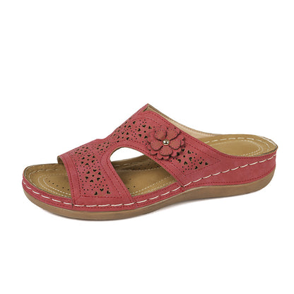 👡 Ortopedické letní sandály s květinovým vzorem | Maximální pohodlí ✨