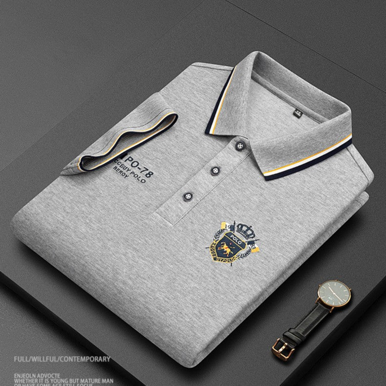🔥🥰👔【M-3XL】2026 Nejnovější pánské polokošile s klopou