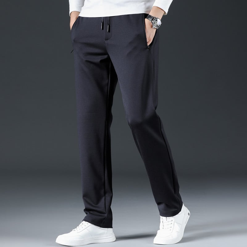 🔥【¡50% de descuento!】Pantalones casuales de verano sueltos con cintura elástica para hombre