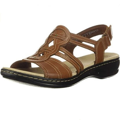 🔥👡【35-43】 Měkké a pohodlné dámské sandály z pravé kůže, ležérní plážové sandály