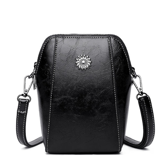 🔥👜 [Oferta Flash] 💖 Nuevo Bolso Multifunción 2026: Mini Bandolera de Piel Genuina, Elegante y Compacta.