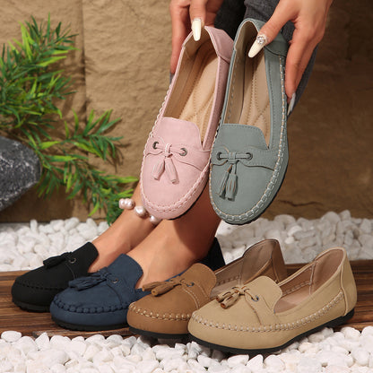 ✨50% de descuento✨【36-43】 Zapatos ortopédicos para mujer de cuero genuino: ligeros, antideslizantes, transpirables y cómodos.