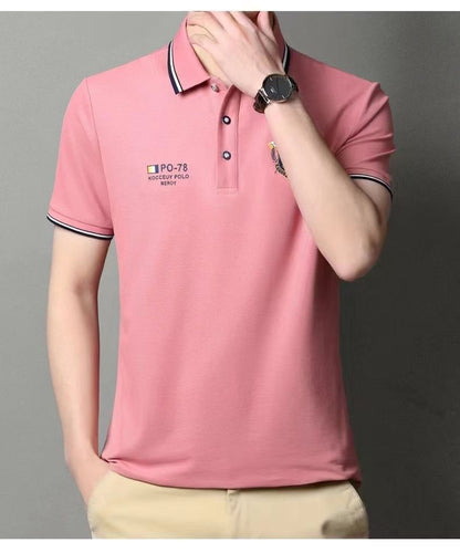 【M-4XL】Polo nuevo para hombre, color liso