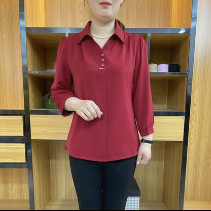 💓【Oferta especial】💓 Nueva camisa de gasa de manga larga 2026