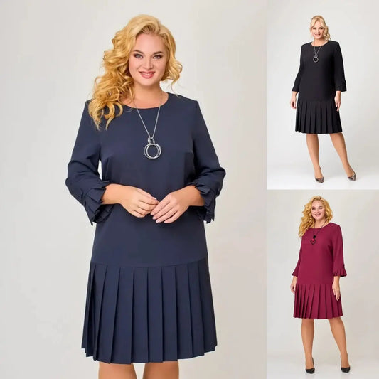 💌【S-5XL】👗 Nowa, wysokiej jakości, elegancka sukienka na jesień i zimę