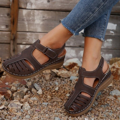 👡 Komfortní uzavřené letní sandály s prodyšným děrováním |Dokonalý komfort pro každou nohu 🌿