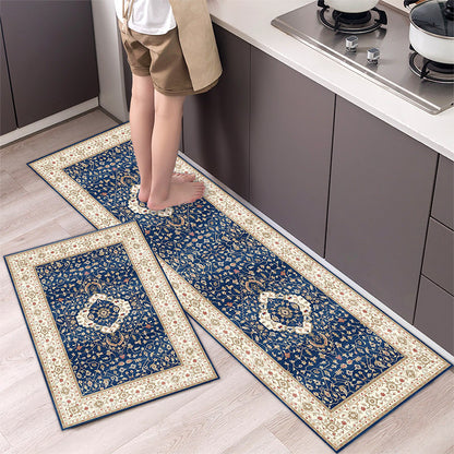 💥49% de descuento 【40*60cm + 40*120cm】🌺 Alfombrilla de cocina antideslizante, alfombrilla de cocina larga absorbente