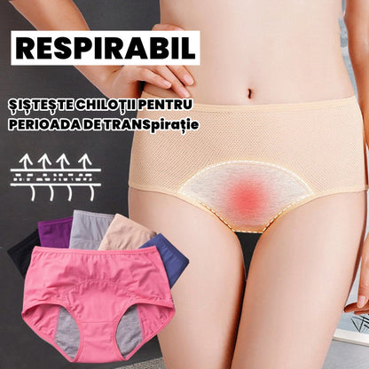 🔥🔥【30% REDUCERE】nové vylepšené nepromokavé slipy s vysokým pasem – pohodlné a šetrné k pokožce