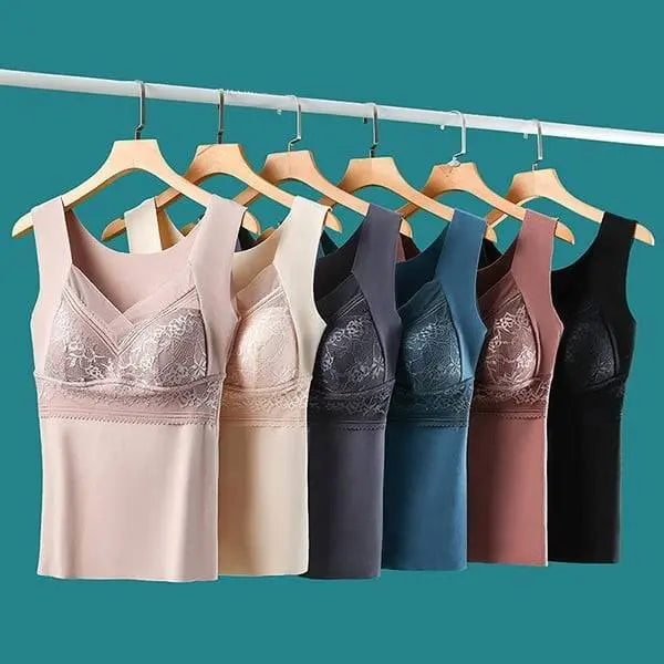 ✨【Kup 1, druhý zdarma】🔥【L–4XL】✨ Krajková podprsenka s širokými ramínky a krásně řešenými zády; pomáhá pozvednout a vytvarovat poprsí a poskytuje mu oporu ✅【Doporučeno lékaři】