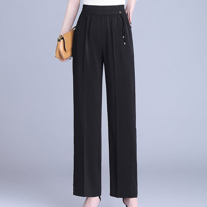 【XL-6XL】Pantalones de verano de talle alto y corte recto | Silueta relajada y estilizada | Ideal para el uso diario