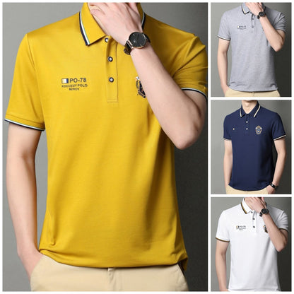 🔥🥰👔【M-3XL】2026 Nejnovější pánské polokošile s klopou