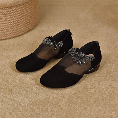 🔥✨【35-41】🏆2026 Nuevos Tacones de Cuña con Fondo Suave de Malla Hueca para Mujer