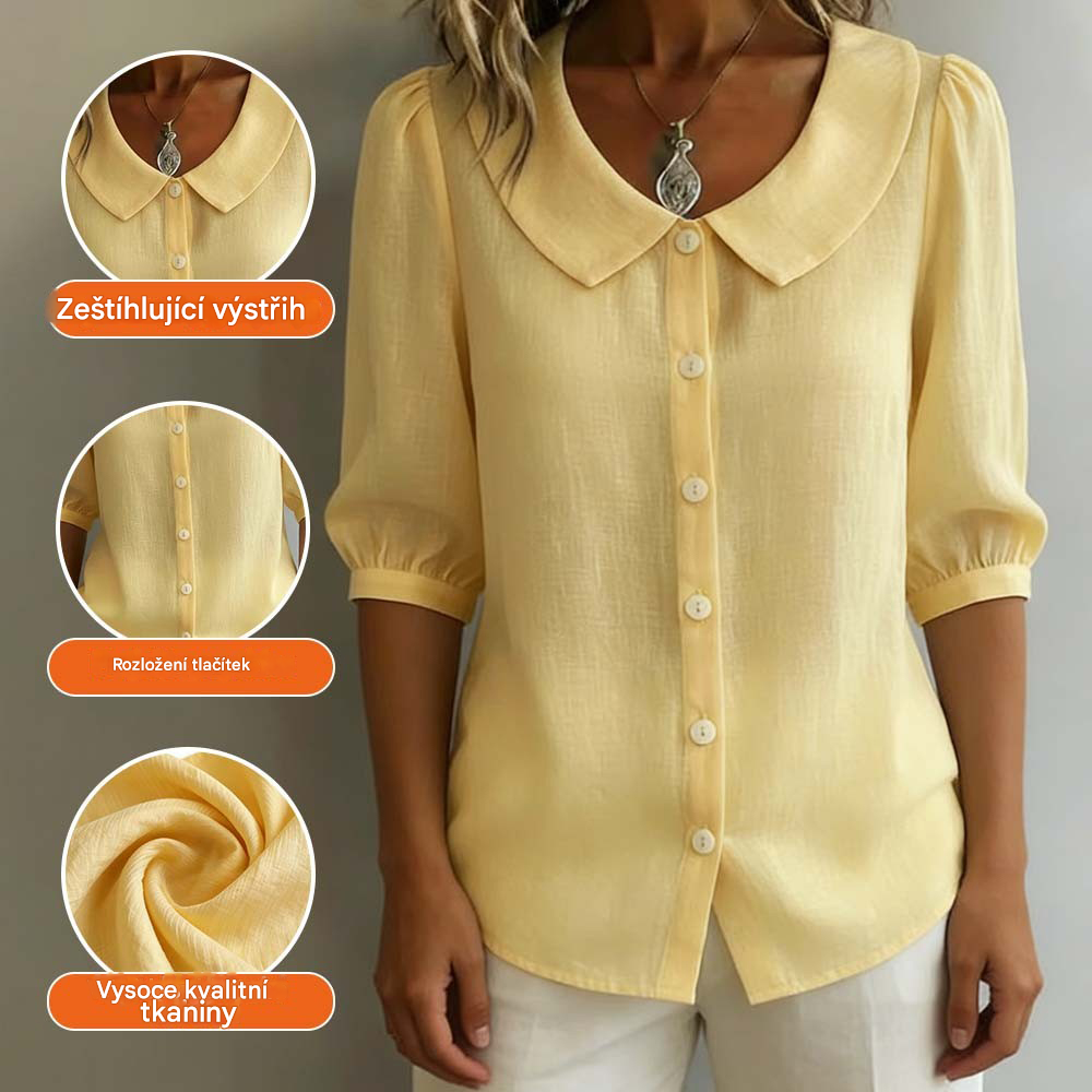 🌸【S-3XL】Dámský kardigan s krátkým rukávem a knoflíky, ideální na jaro. Platba na dobírku✅