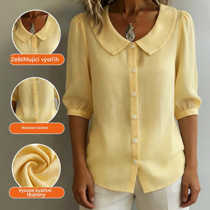 🌸【S-3XL】Dámský kardigan s krátkým rukávem a knoflíky, ideální na jaro. Platba na dobírku✅