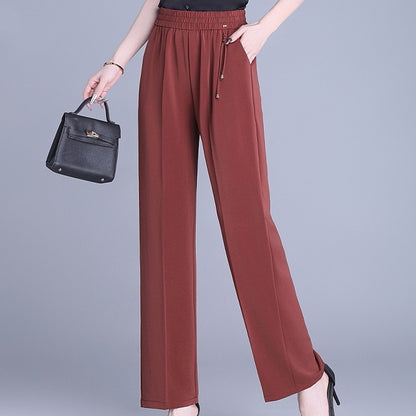 【XL-6XL】Pantalones de verano de talle alto y corte recto | Silueta relajada y estilizada | Ideal para el uso diario