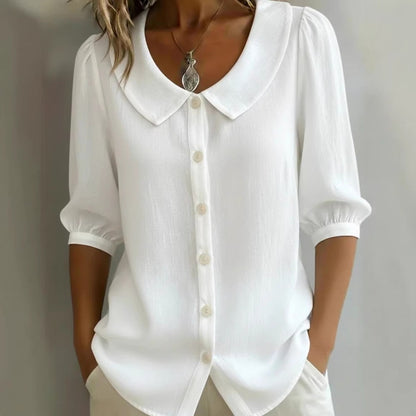 🌸【S-3XL】Női rövid ujjú, gombos kardigán, ideális nyárra. Utánvétes fizetés lehetséges.✅