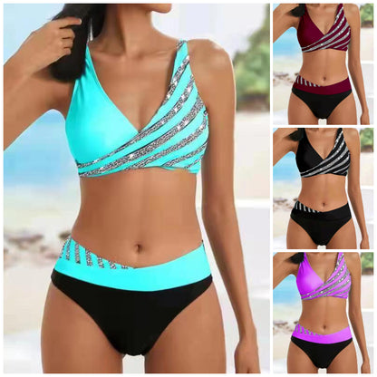 👙👙【S-3XL】2026 Nová sada plavek s potiskem pro ženy