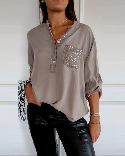 【S-5XL】Nueva camiseta de cuello en V de color liso para 2026