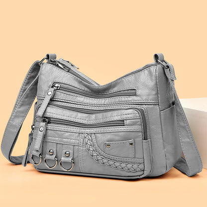 👜【Hot prodejní model】2026 nová velkokapacitní měkká kožená taška přes rameno/crossbody taška