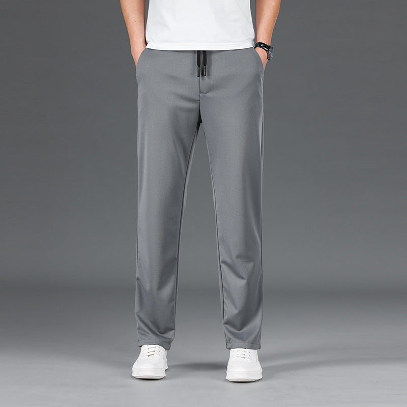 🔥【¡50% de descuento!】Pantalones casuales de verano sueltos con cintura elástica para hombre
