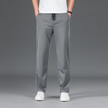 🔥【¡50% de descuento!】Pantalones casuales de verano sueltos con cintura elástica para hombre