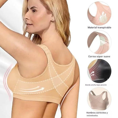 💖【Compra 2 y llévate 1 gratis】✨Sujetador cómodo sin aros de tallas grandes (40-130 kg)