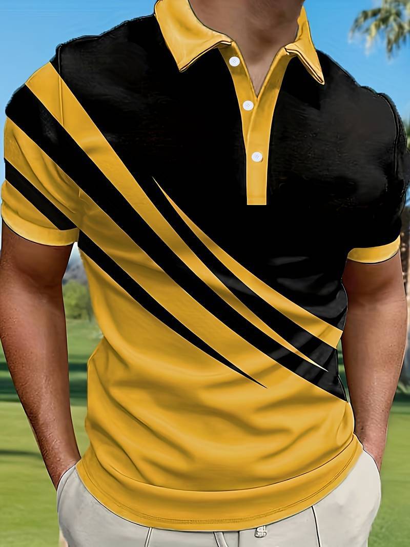 👔【S-6XL】2026 Nová letní pruhovaná polokošile
