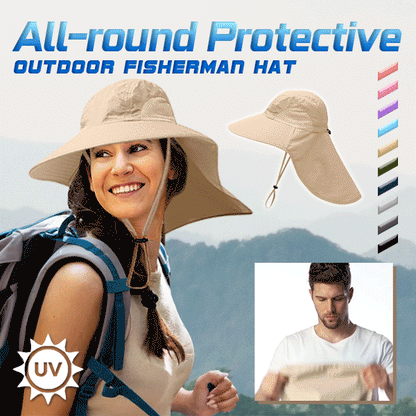 🔥🧢【Kup 1️⃣, získej 1️⃣ zdarma】【Letní sleva】🎣Univerzální sluneční klobouk na rybaření pod širým nebem – lehký a prodyšný ☀️💨
