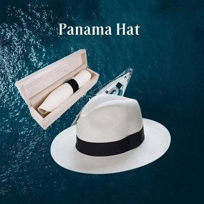 👒【56-58cm】🧊【Oblíbený sluneční klobouk】Letní panamský klobouk 2026 pro muže i ženy, ochrana proti slunci, vhodný na cesty i na pláž