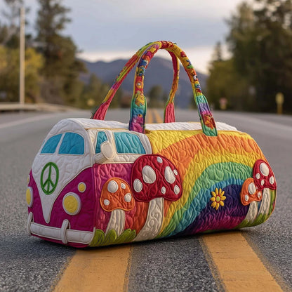 👜💐【(16x8x8) palců】Polstrovaná cestovní taška Hippie Van