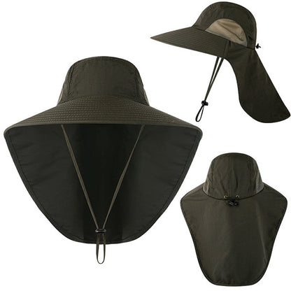 🔥🧢【Kup 1️⃣, získej 1️⃣ zdarma】【Letní sleva】🎣Univerzální sluneční klobouk na rybaření pod širým nebem – lehký a prodyšný ☀️💨