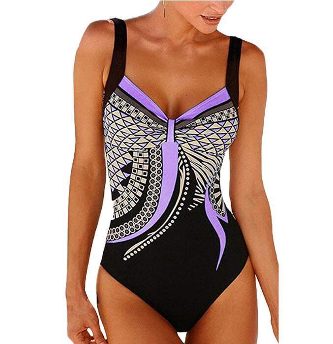 🩱Sezonowa oferta specjalna🏊‍♀️ Nowy strój kąpielowy jednoczęściowy retro 2026 z nadrukiem, bikini