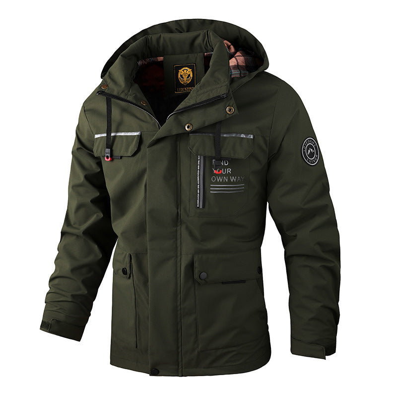 🔥【M-6XL】 2026 Nueva chaqueta de montañismo al aire libre impermeable a prueba de viento para hombres