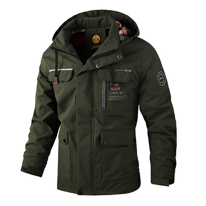 🔥【M-6XL】 2026 Nueva chaqueta de montañismo al aire libre impermeable a prueba de viento para hombres