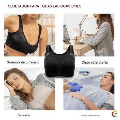 💖【Compra 2 y llévate 1 gratis】✨Sujetador cómodo sin aros de tallas grandes (40-130 kg)